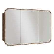 Boyd 1500mm Walnut Wall Hung Vanity with Basin & Rectangular Shaving Cabinet Package